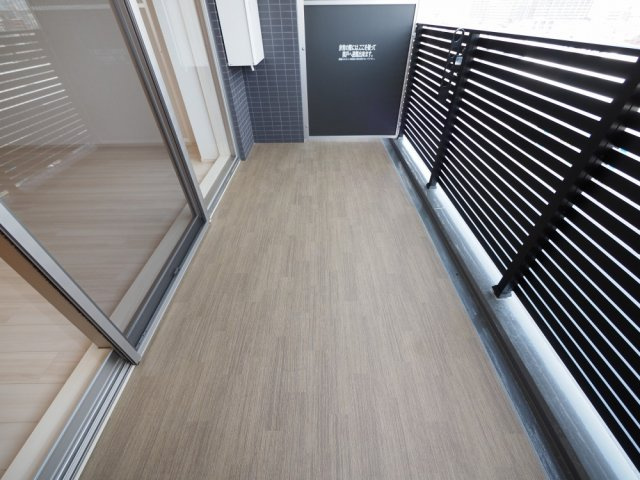 プレジオ城東のバルコニー