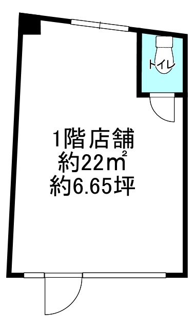 豊中市春日町２丁目の店舗事務所の間取り