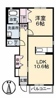ルミエール２１の間取り