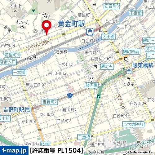 ロックヒルズ前里町の地図