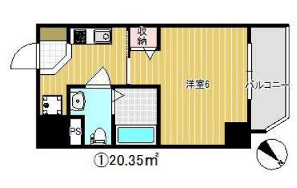 グランパシフィック十三元今里の間取り