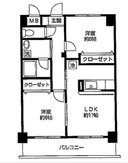 【間取り】 | クレーテⅢ篠崎 | 間取りです。