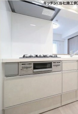 グランジュールマンション小鶴新田のキッチン