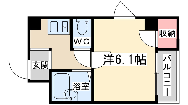 【間取り】 | タカノハイム天神橋