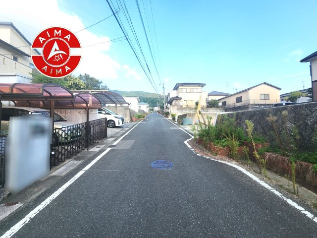 大野城市大城5丁目第3-2棟（1号棟）の外観|前面道路含む現地の写真です。