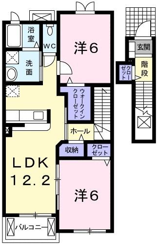 【間取り】 | リヴァーサイドナミキC