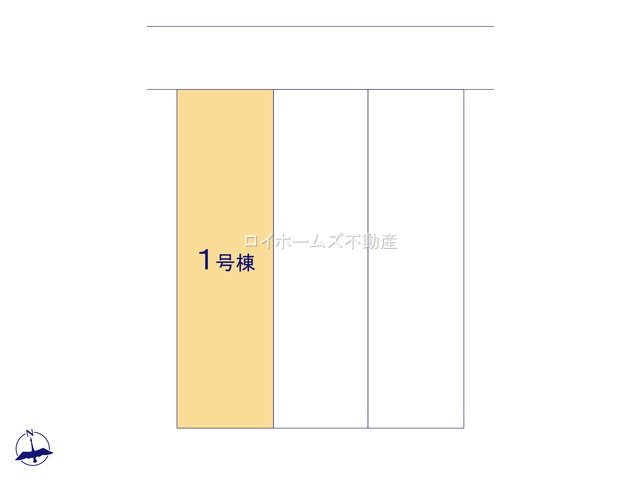 【区画図】 | 名古屋市港区本宮町２丁目37-14『仲介料無料』新築戸建て | 1号棟