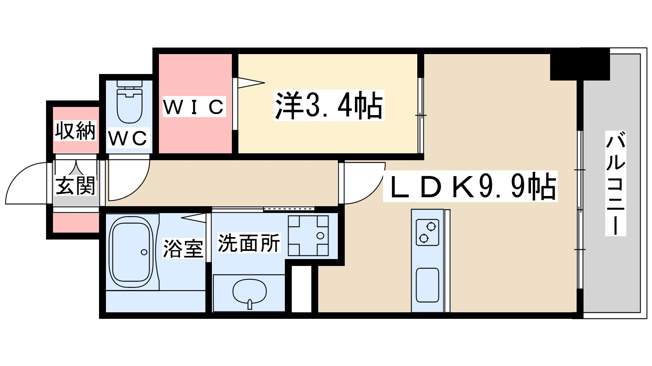 【間取り】 | LaSante梅田北