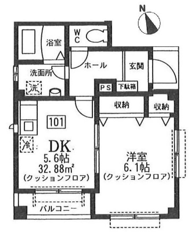 キャトルフィーユの間取り
