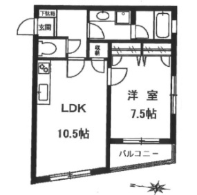 ベルヴィ―柿の木坂の間取り