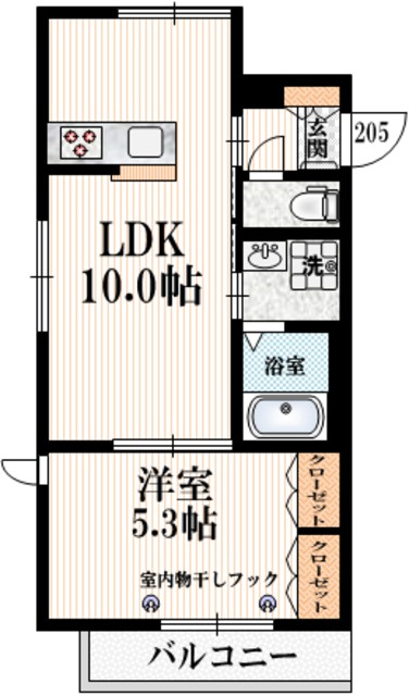 Ｐｒｅｃｉｏｕｓ　Ｃｏｕｒｔの間取り