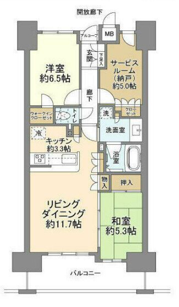 千葉中央レジデンスの間取り