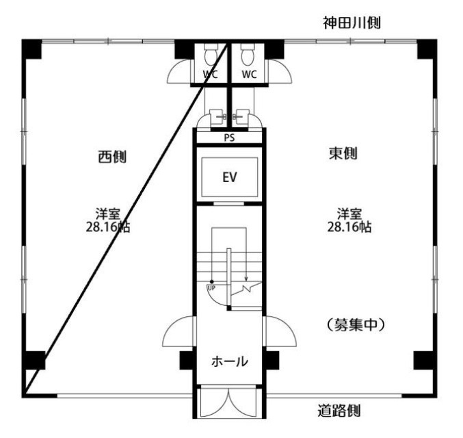 滝上ビルの間取り