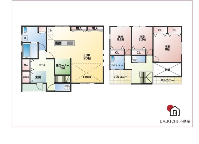 【間取り】 | 深谷市東方町　中古戸建