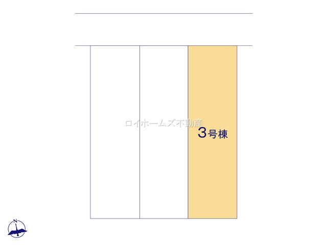 【区画図】 | 名古屋市港区本宮町２丁目37-14『仲介料無料』新築戸建て | 3号棟