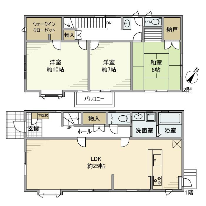 下目黒戸建の間取り