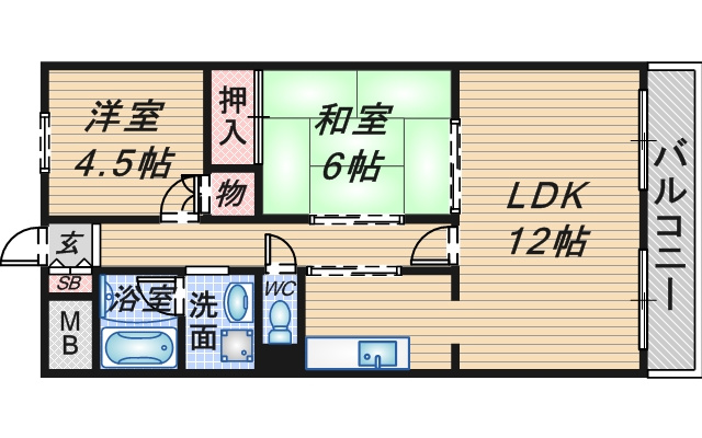 ロイヤルグレース上野東の間取り