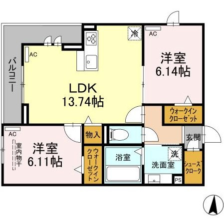 【間取り】 | クープレット石川橋
