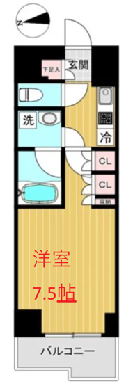 【間取り】 | ルーブル川崎神明町