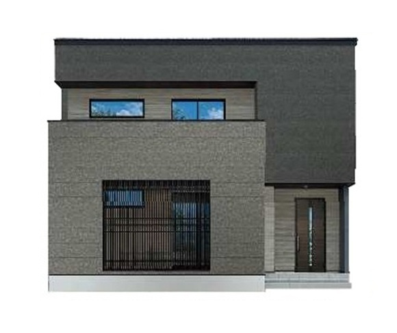 【仲介手数料無料】新築戸建　熊谷市曙町5-96（全3棟）の外観パース