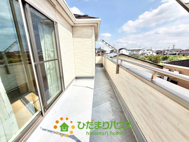 古河市大山　中古一戸建てのバルコニー