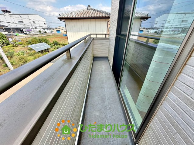 古河市大山　中古一戸建てのバルコニー