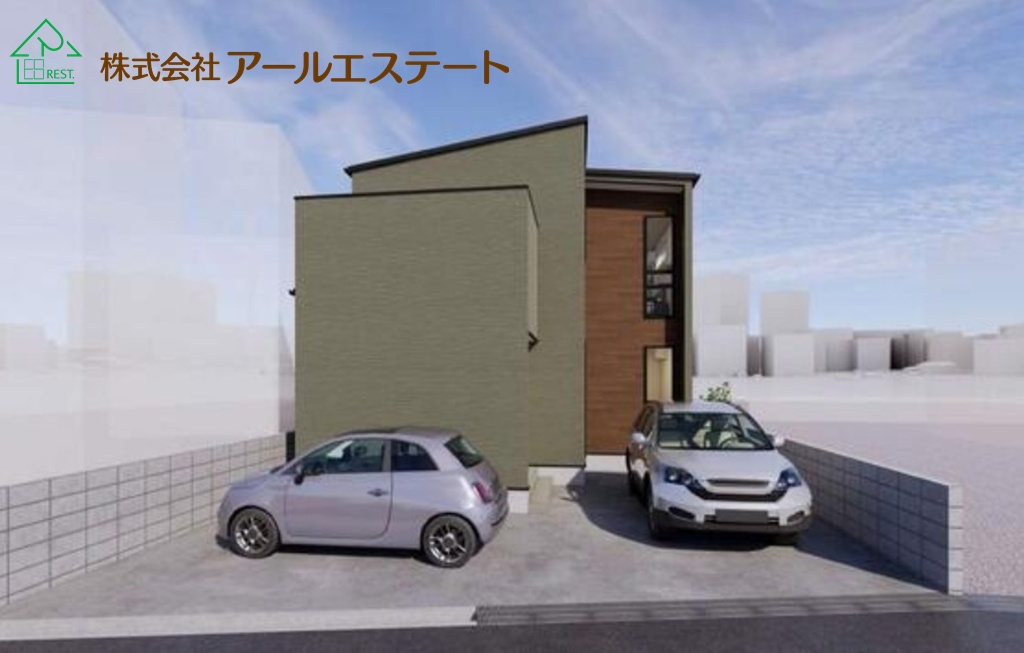 加古川市野口町二屋　　JR「東加古川駅」徒歩20分の外観パース