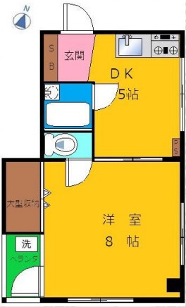 朝日屋ビルの間取り