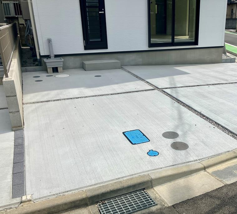 元福岡戸建の駐車場