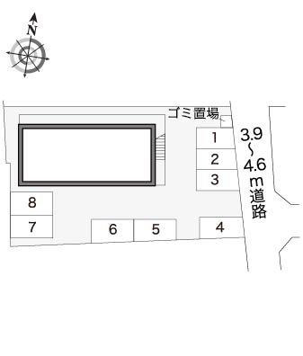 レオパレスたかぎの区画図