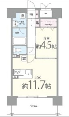 プレメント豊中の間取り