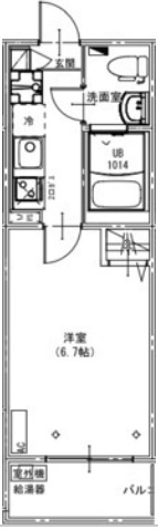 ケイアイレジデンス航空公園の間取り