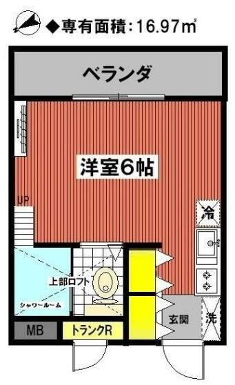 コオポスアペアⅠの間取り
