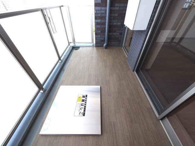 プレジオ城東のバルコニー