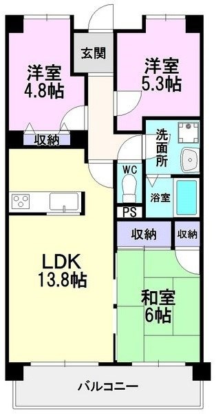 桃山ガーデンヒルズの間取り