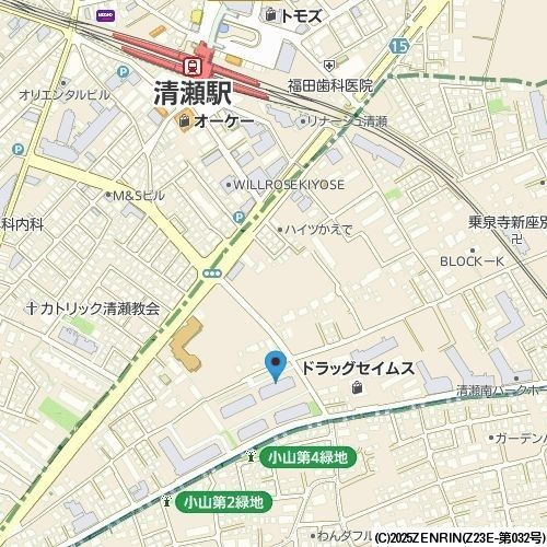 【地図】 | ガーデンコート清瀬３号棟