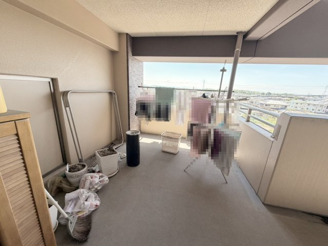 玉名市トラスト玉名カルディオのバルコニー