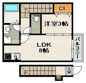 リュミエール小林の間取り