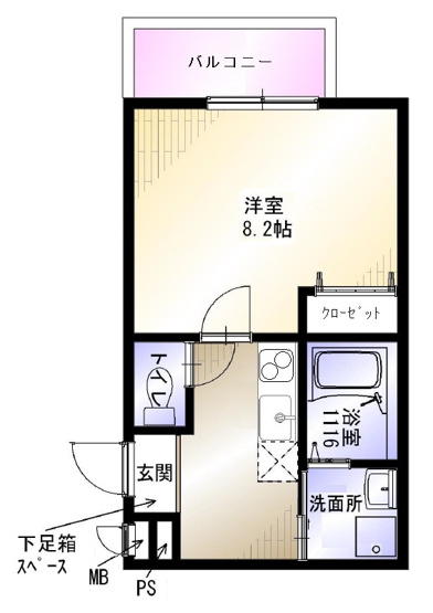 【間取り】 | ＡＫＡＨＡＴＡ　ＬＡ　ＣＩＴＴＡ