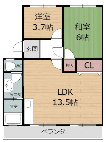 三和コーポNo.1牧の間取り|※図面と現況が異なる場合は現況を優先させていただきます。