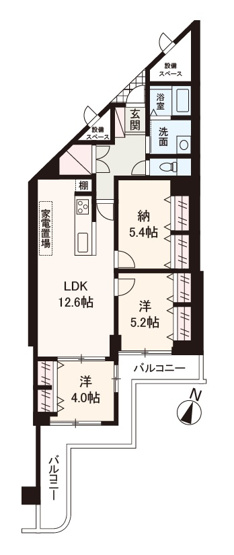 【間取り】 | エバーグリーン淀川4号館 | 6階部分・南東向きで陽当り・眺望良好！2SLDKリフォーム物件。アフターサービス保証付。即お引渡し可能です！