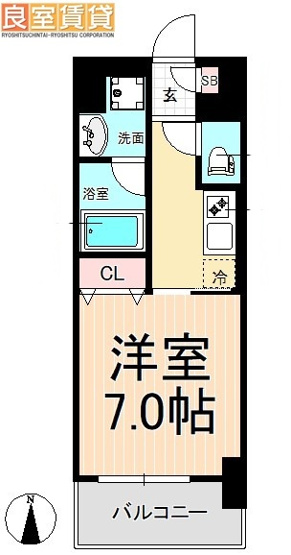 【間取り】 | レジデンス東別院スクエアⅡ