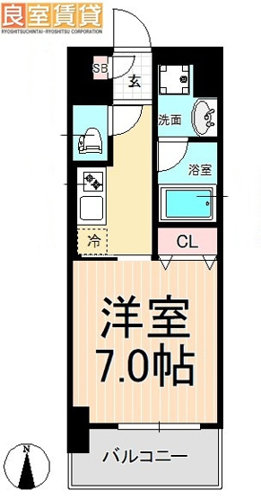 【間取り】 | レジデンス東別院スクエアⅡ