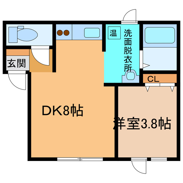 イースト1・5の間取り