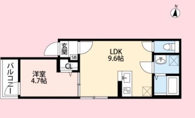 ディアコート櫛引の間取り