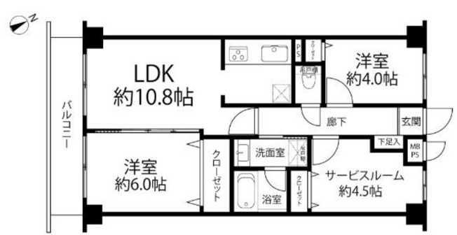 【間取り】 | クレッセント尾山台