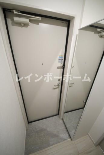 （仮）KIS江戸川区一之江アパート2期1の玄関|※建築中のため同施工会社参考写真となります。