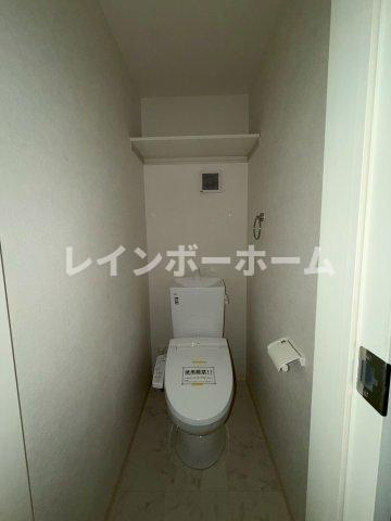 （仮）KIS江戸川区一之江アパート2期1のトイレ|※建築中のため同施工会社参考写真となります。