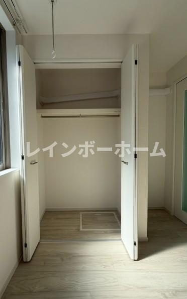 （仮）KIS江戸川区一之江アパート2期1の収納|※建築中のため同施工会社参考写真となります。