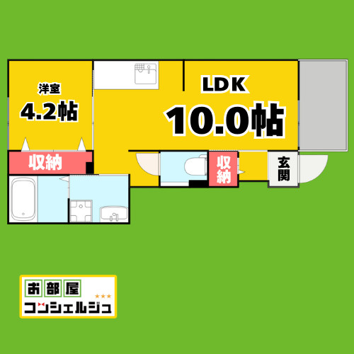 ラ・フォンテⅠの間取り